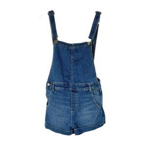 H&M denim overall shorts